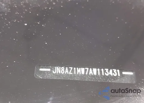 2010 Nissan Murano Sl z USA, uszkodzony, nr VIN JN8AZ1MW7AW113431